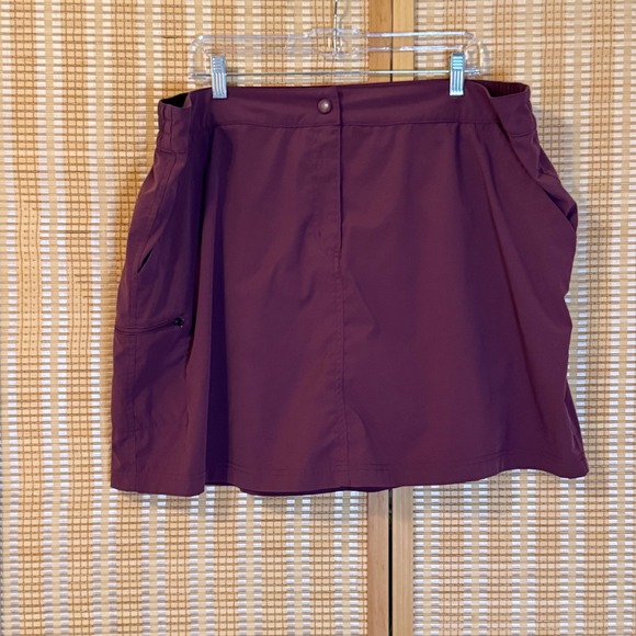 32 Degrees Pants - 32 Degrees Cool Womens XXL Purple Active Skort Golf Tennis with Pockets Active
